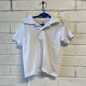 White shirt with collar